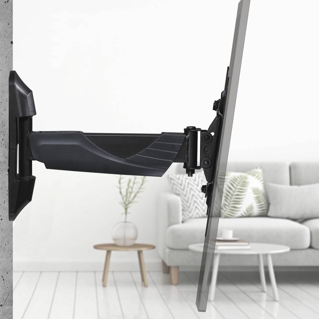 hama 00220826 TV-Wandhalterung, schwenkbar, neigbar, 127 cm (50") bis 35 kg-1