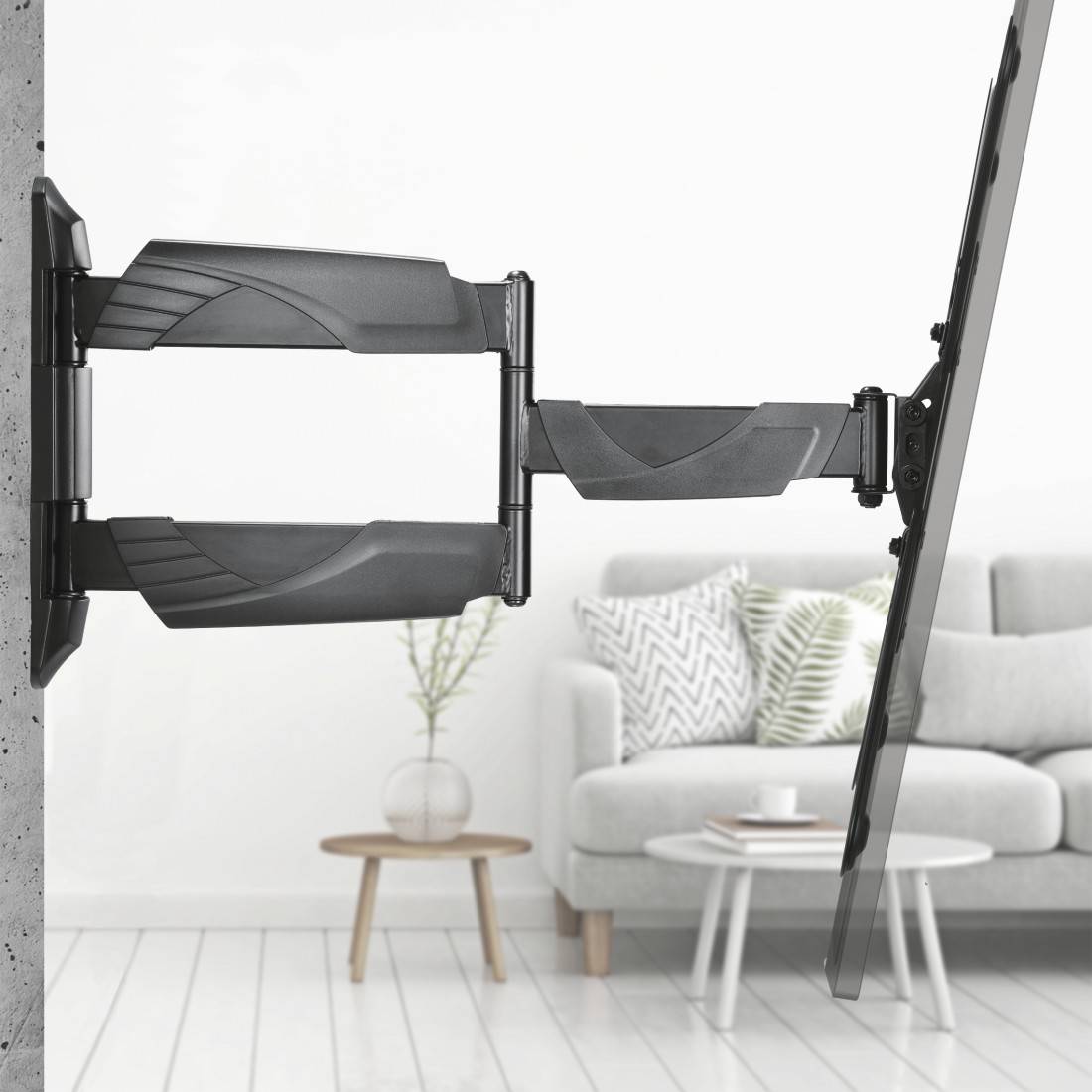 hama 00220828 TV-Wandhalterung, schwenkbar, neigbar, ausziehbar, 165 cm (65") bis 35 kg-1