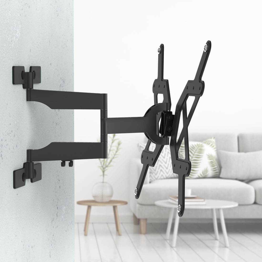 hama 00220849 TV-Wandhalterung, schwenkbar, neigbar, extra flach, 165 cm (65") bis 30 kg-3