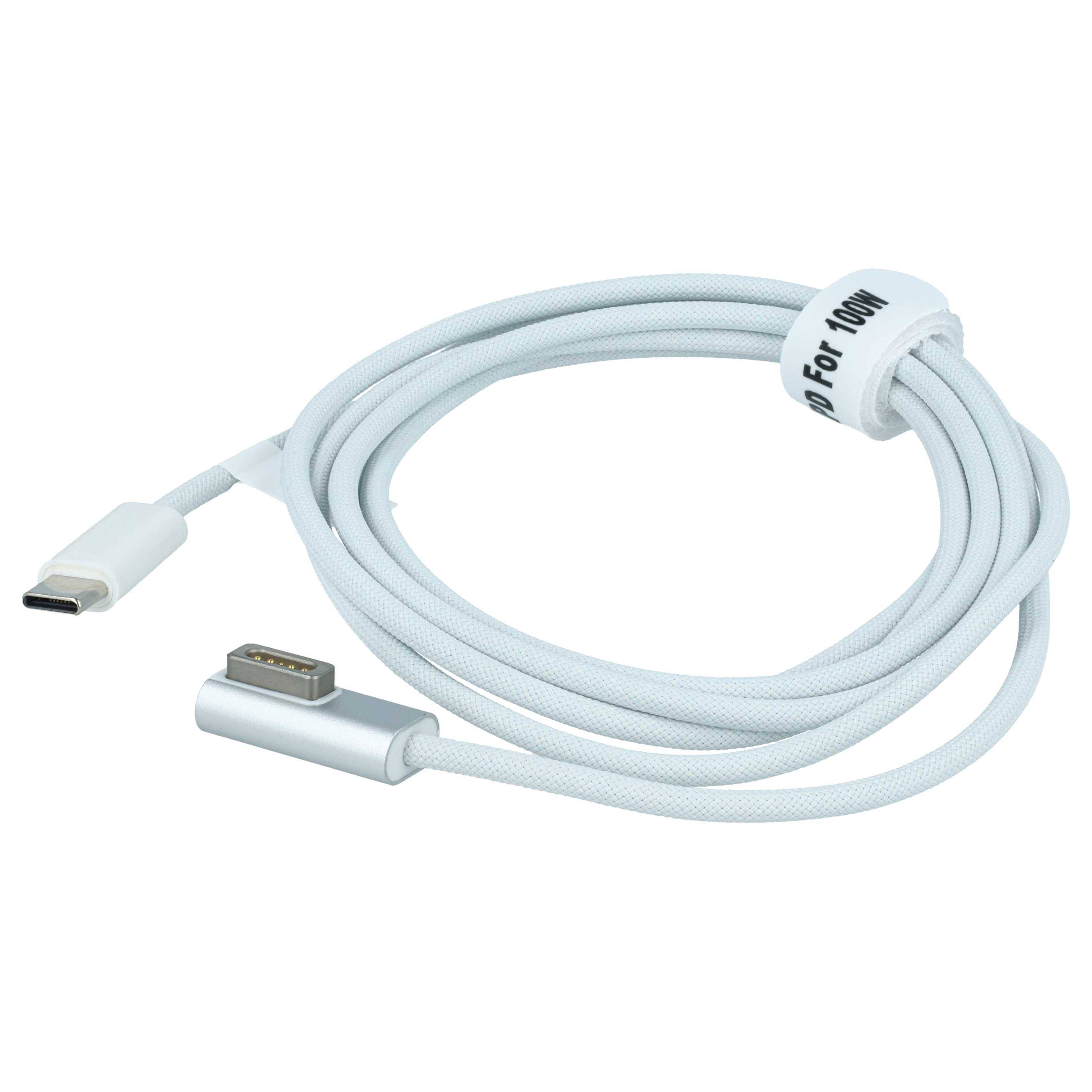 vhbw Adapterkabel USB Typ C auf MagSafe 1 kompatibel mit Apple MacBook Air 11", 13" Notebook, Laptop - 170 cm, 100 W-0