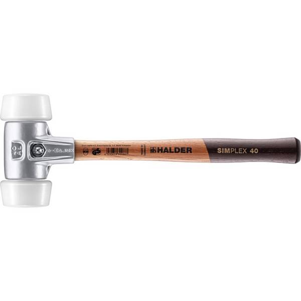 Schonhammer SIMPLEX Länge 330mm Kopf-D.50mm Holz Alu-Gehäuse Superplastik HALDER