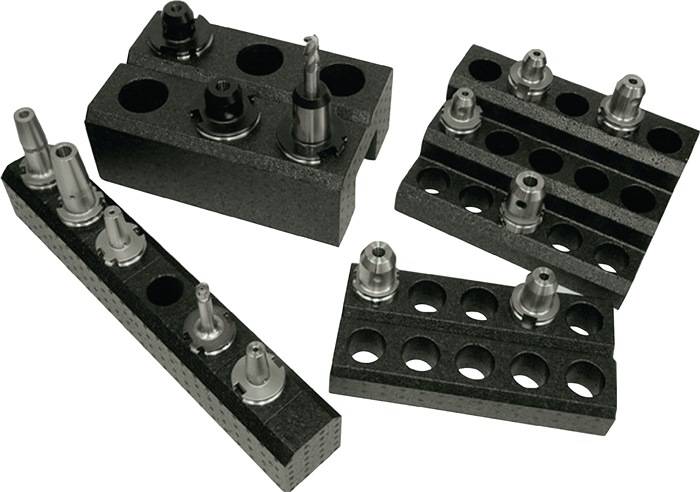 Werkzeugträger SK40 a. PP Tischblock 12er B.360xT.245xH.200mm-0