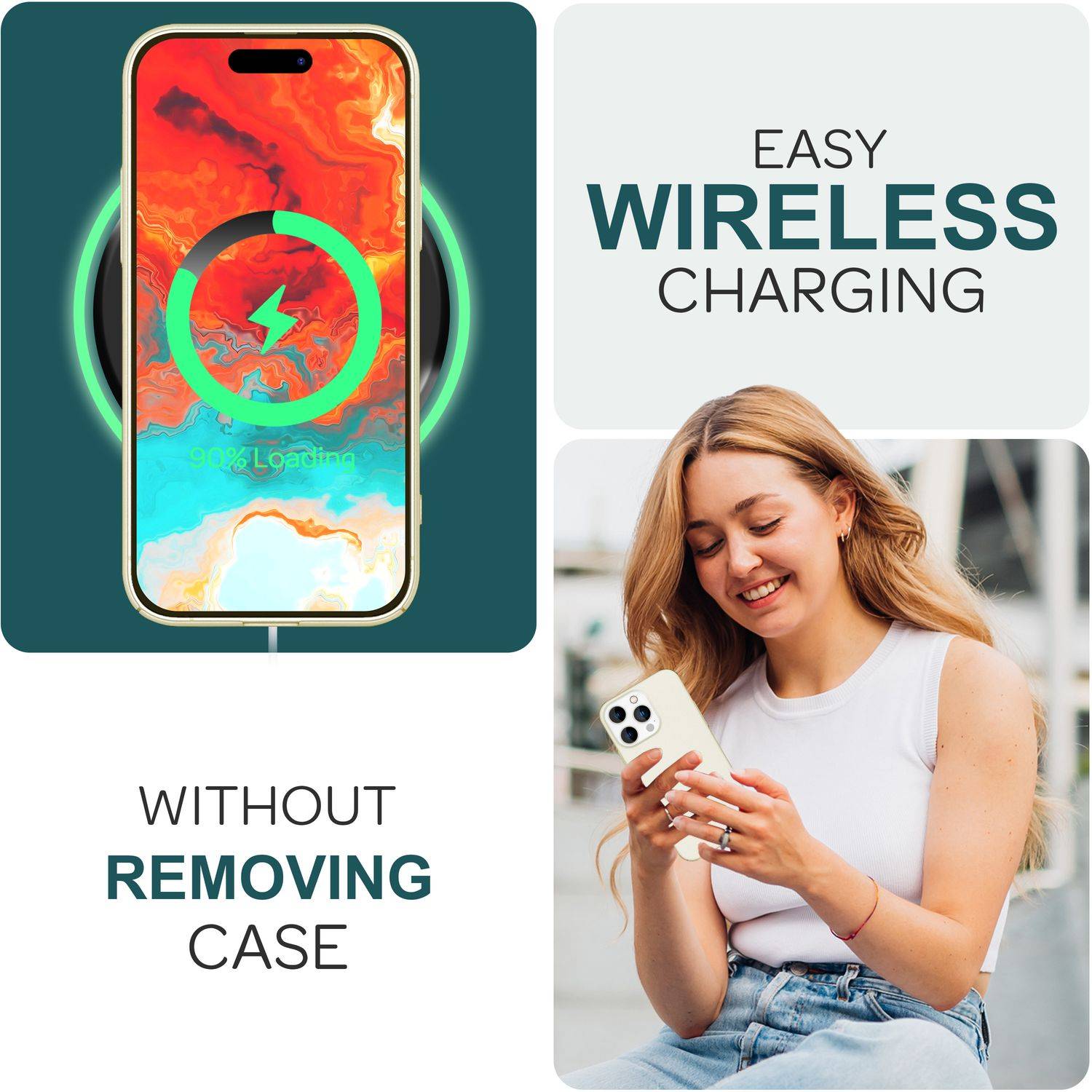 Dünne 0,5mm Hülle für iPhone 15 Pro Hard Case Ultra Slim Handyhülle Schutzhülle Creme Beige-4