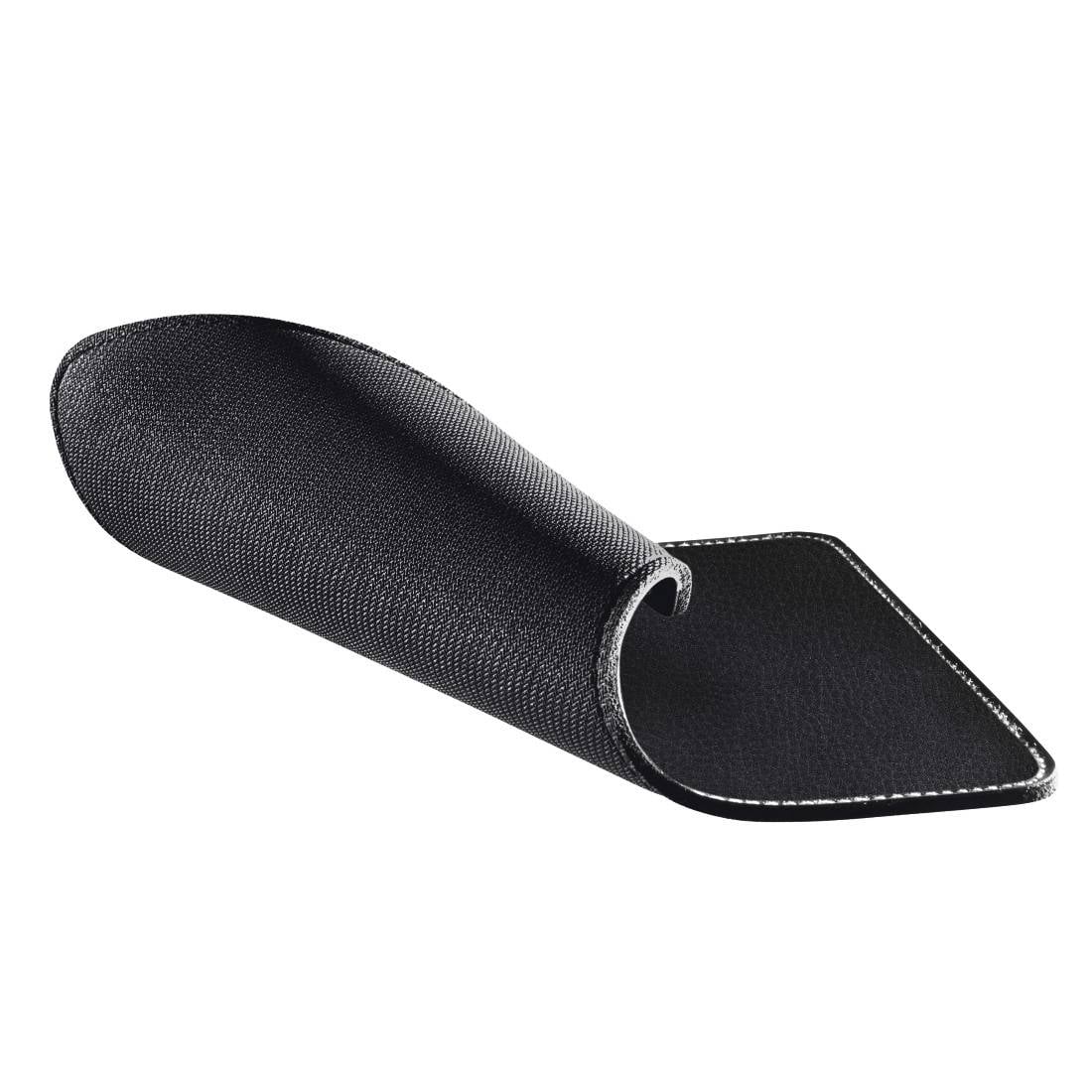 hama 00126856 Mauspad "Lederoptik", Schwarz-0