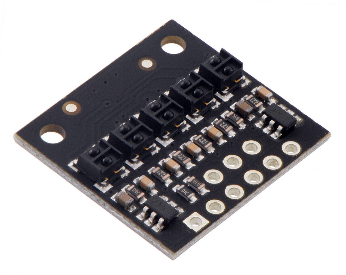 Pololu QTRX-HD-05RC Reflectance Sensor Array: 5-Channel, 4mm Pitch, RC Output, Low Current-7