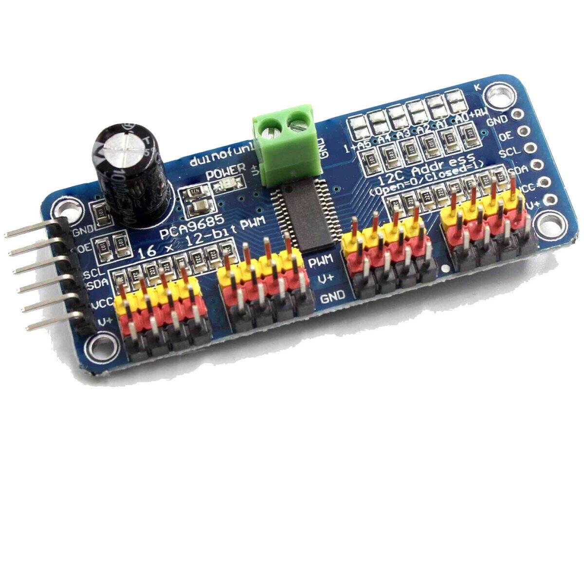 16CH Servomotor Treiber Modul PCA9685 PWM für Arduino Raspberry Pi