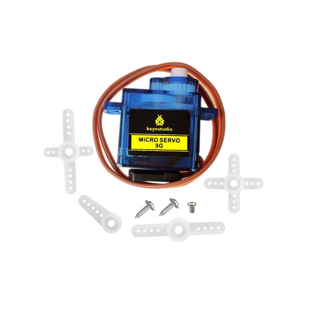 Keyestudio SG90 Servo Motor Blue for Arduino with PH2.54 Connector 90 Degrees-0