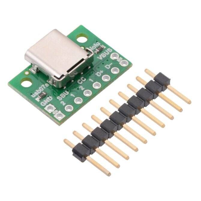 Pololu USB 2.0 Type-C Connector Breakout Board-0
