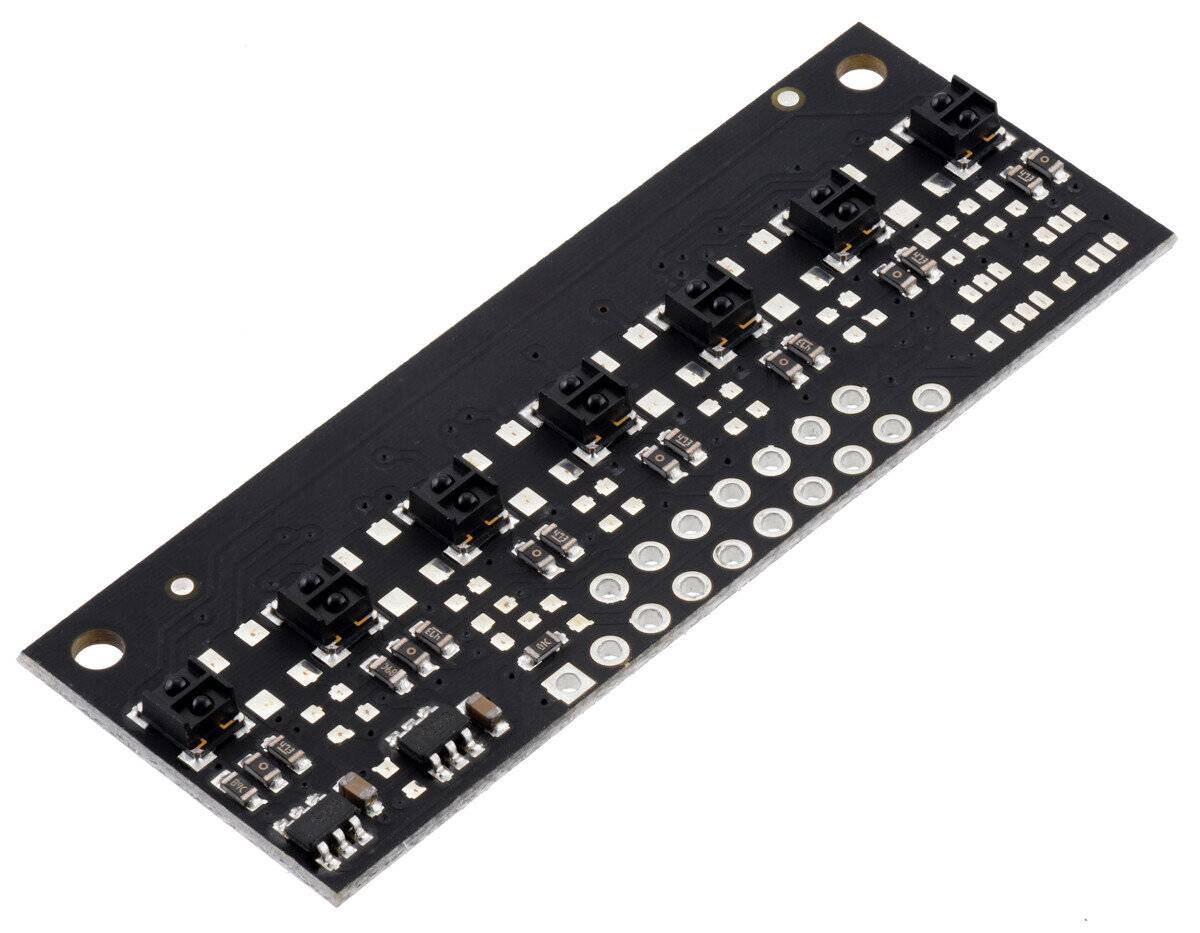 Pololu QTRX-MD-07A Reflectance Sensor Array: 7-Channel, 8mm Pitch, Analog Output, Low Current-0