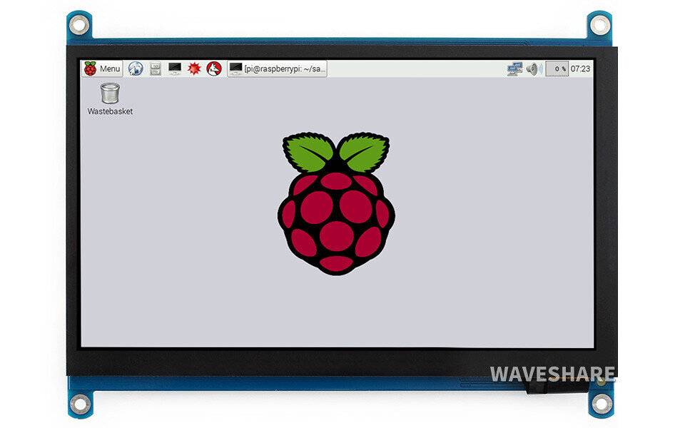 Waveshare 7 inch Display 1024x600 capacitive Touchscreen LCD(H) HDMI IPS-5