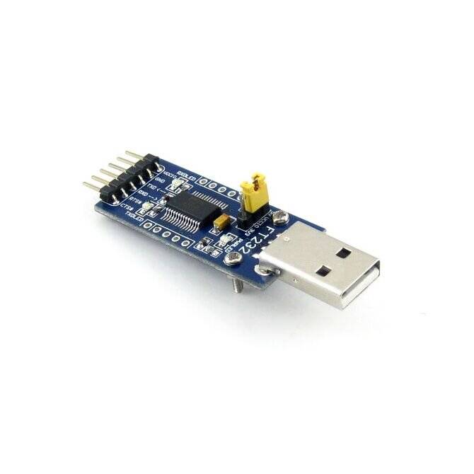 Waveshare FTDI FT232 USB UART Board (Type A) USB TO UART solution with USB Type A connector-0