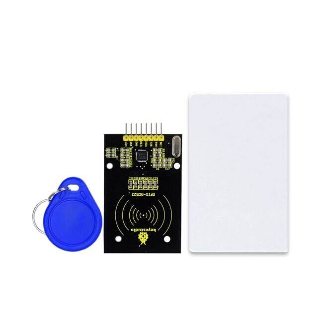 Keyestudio MFRC522 RFID Module Kit with IC Card Key Ring Compatible with Arduino-0