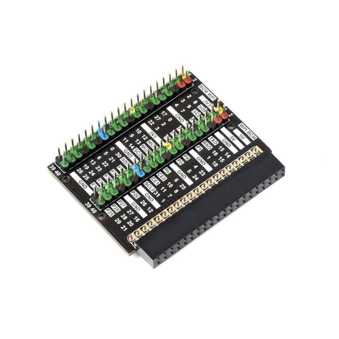 WaveShare Raspberry Pi 400 GPIO Header Adapter Header Expansion 2x 40PIN Header-0