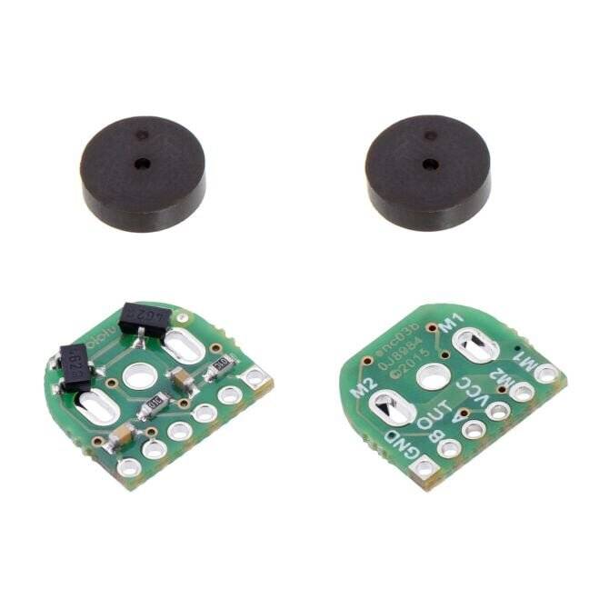 Pololu Magnetic Encoder Pair Kit for Micro Metal Gearmotors, 12 CPR, 2.7-18V (HP-5
