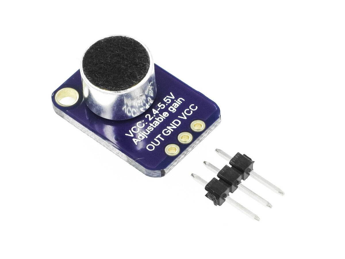 GY-MAX4466 Sound Sensor Module Electret Microphone Amplifier - MAX4466-4