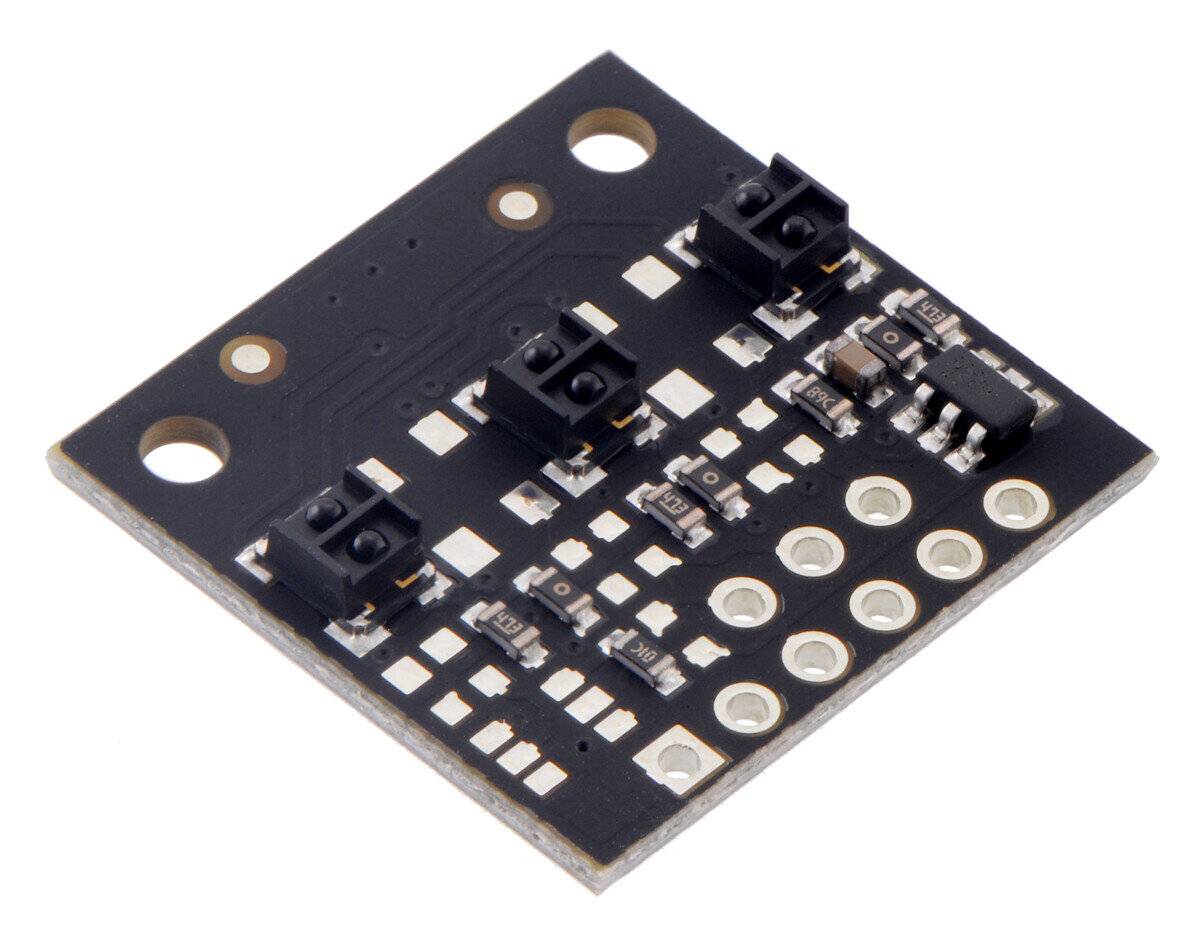 Pololu QTRX-MD-03A Reflectance Sensor Array: 3-Channel, 8mm Pitch, Analog Output-6