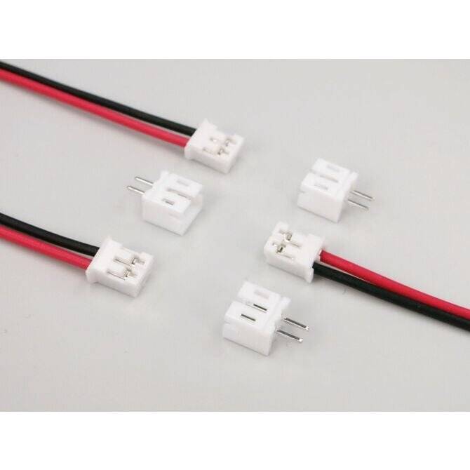 JST-PH 2,0mm Stecker & Draht mit JST-PH Buchse Kit (20 Paare) 2 Pin-0