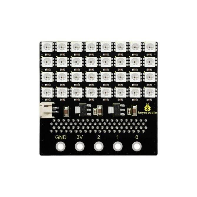 Keyestudio SK6812 Dot Matrix Shield for Micro Bit 8x4 LED 32Bit-0