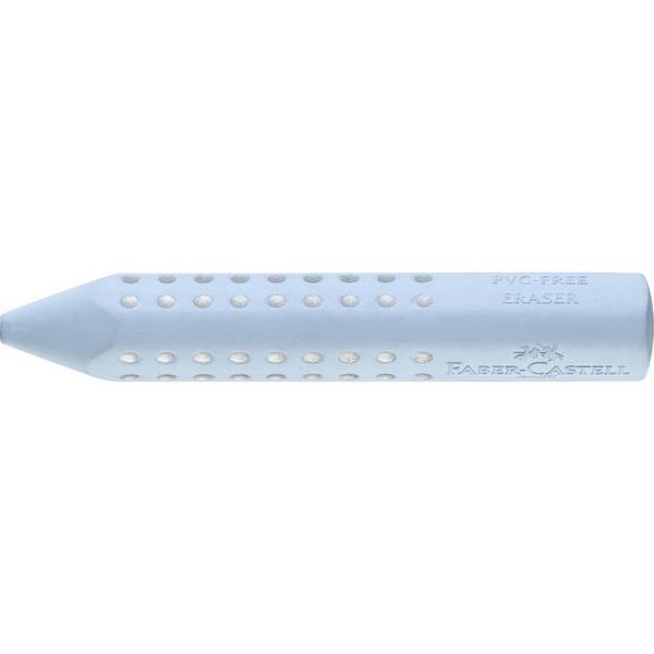 FABER-CASTELL - Dreikantradierer Grip 2001 sky blue 10x