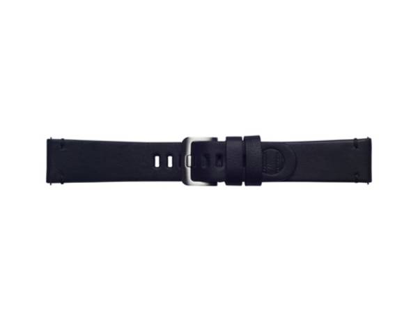 Strap Studio Essex Leather Band - Uhrarmband für Smartwatch - Schwarz - für Gear