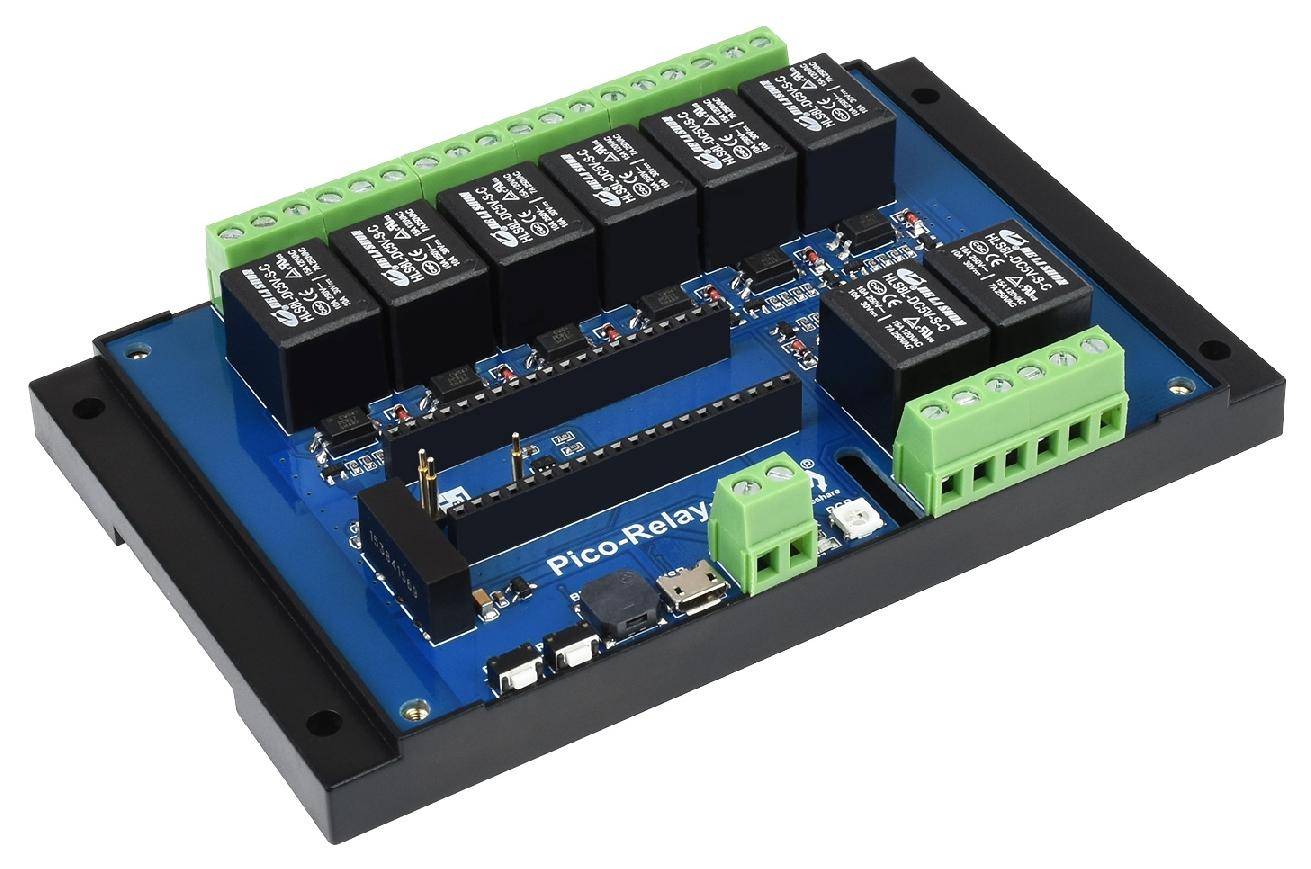 Waveshare Industrielles 8-Kanal Relaismodul für Raspberry Pi Pico: Erweiterte Schutzfunktionen-4