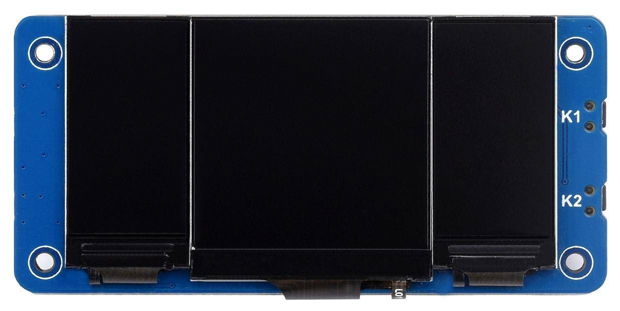 Waveshare Triple IPS LCD Display HAT für Raspberry Pi: 3 Displays, 40PIN, 1,3 Zoll + 2 x 0,96 Zoll-1