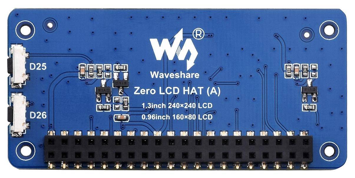 Waveshare Triple IPS LCD Display HAT für Raspberry Pi: 3 Displays, 40PIN, 1,3 Zoll + 2 x 0,96 Zoll-2