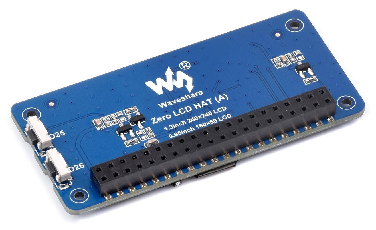 Waveshare Triple IPS LCD Display HAT für Raspberry Pi: 3 Displays, 40PIN, 1,3 Zoll + 2 x 0,96 Zoll-3