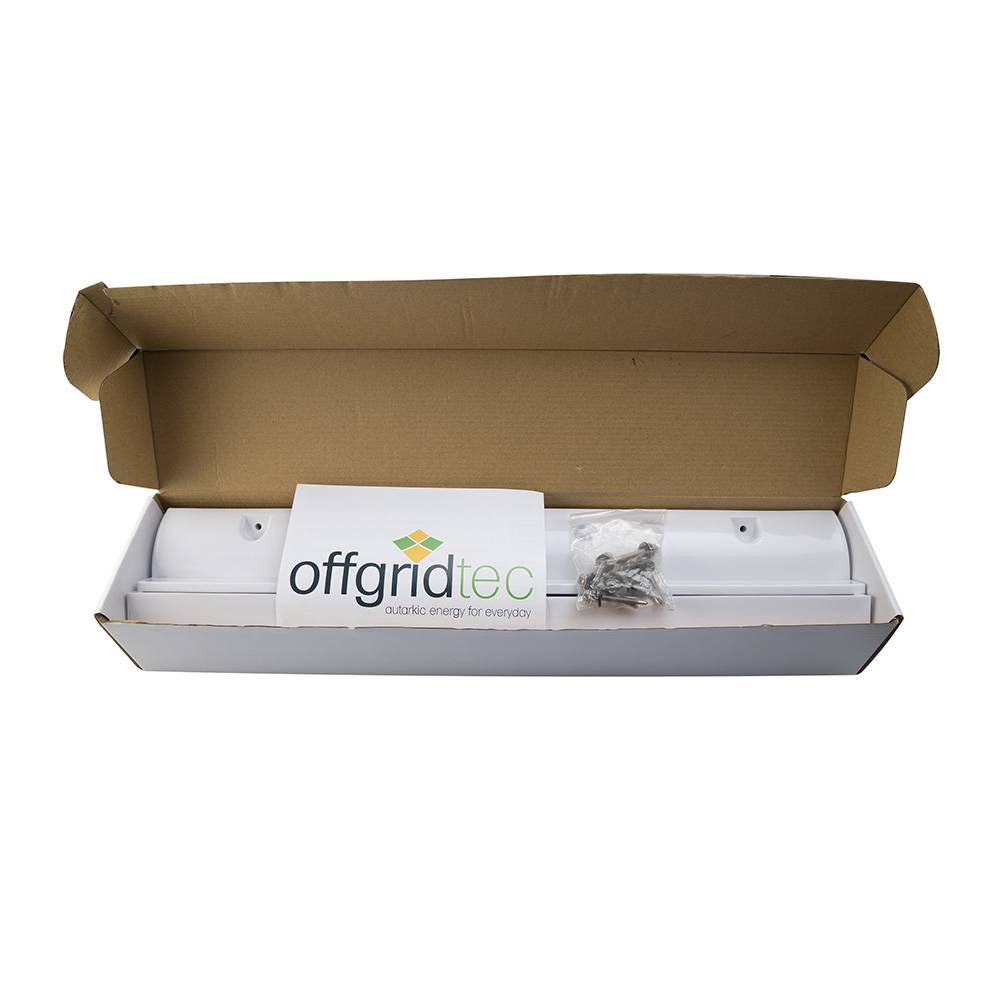Offgridtec ABS Haltespoiler 590mm weiß vorgebohrt inkl. Edelstahlschrauben-3