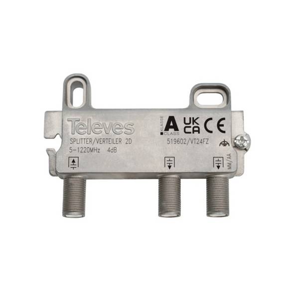 VT24FZ 2-fach Verteiler 5-1218MHz VD 4dB