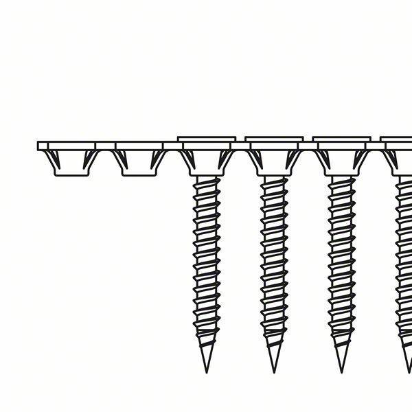 Bosch Schnellbauschraube Grobgewinde, S-G, 3,9 x 35 mm - 2608000549-2