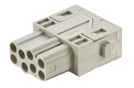 2 Stk. Harting Han EE Push-In module fem. 0914008-0
