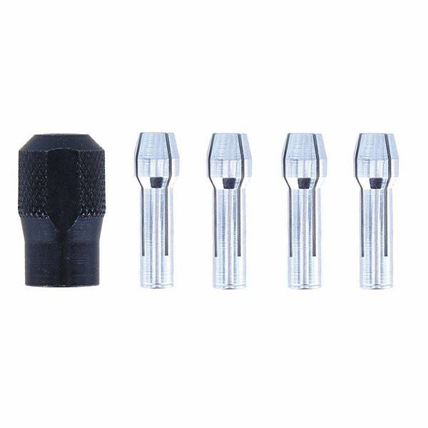 Dremel 4485 - Klemmbuchsenset - 5 Stücke - 3.2 mm, 1.6 mm, 2.4 mm, 0.8 mm-1