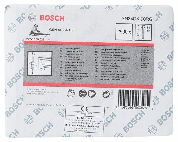 Bosch Power Tools D-Kopf Streifennagel 2608200023-1