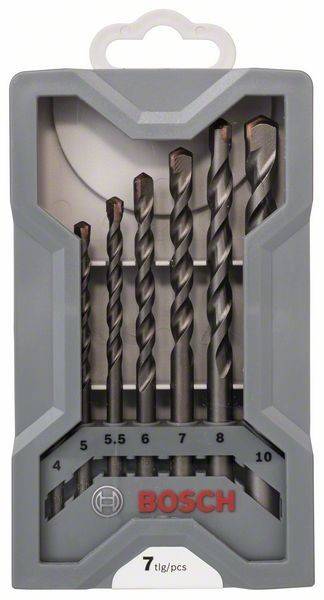 7-tlg. CYL-3 Betonbohrer-Set, 4/5/5,5/7/8/10 mm-1