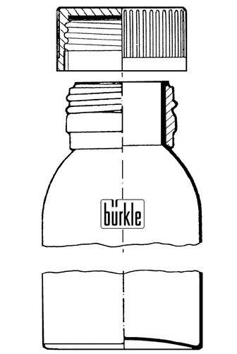 Aluminium-Flasche, 60 ml, mit UN-Transportzulassung, VE = 15 Stück-2