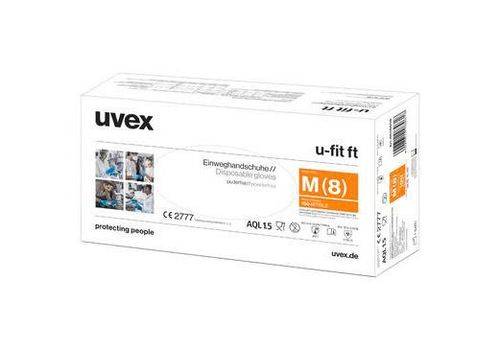 uvex Einmalhandschuh u-fit ft, Kat. III, Gr. 8 (M), VE = 50 Paar im Spenderkarton-3