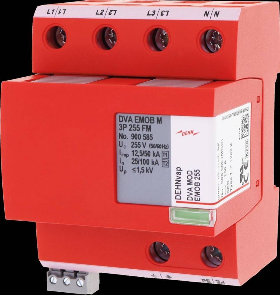 DEHN Kombiableiter DVA EMOB M 3P 255 FM-0