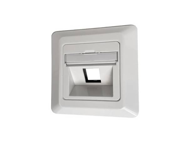 12 Stk. Corning Rahmenset schräg f. 1xRJ45