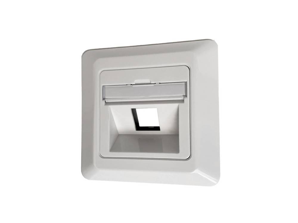 12 Stk. Corning Rahmenset schräg f. 1xRJ45-0