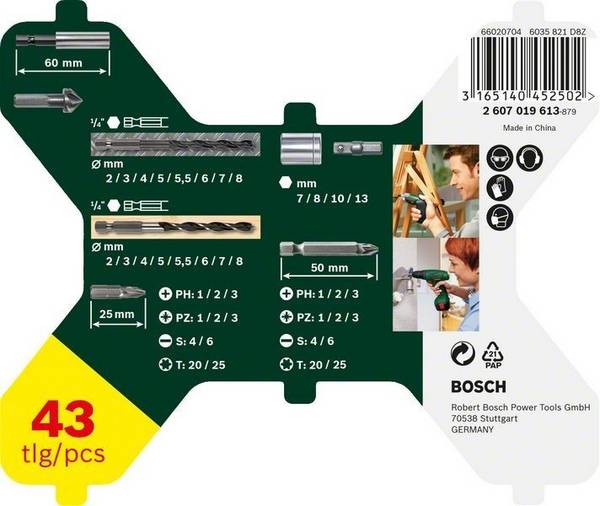 Bosch Power Tools Sechskantbohrer 2607019613