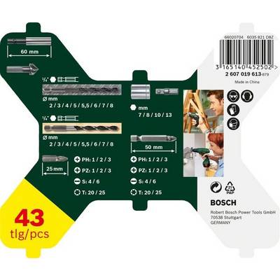Bosch Power Tools Sechskantbohrer 2607019613-0