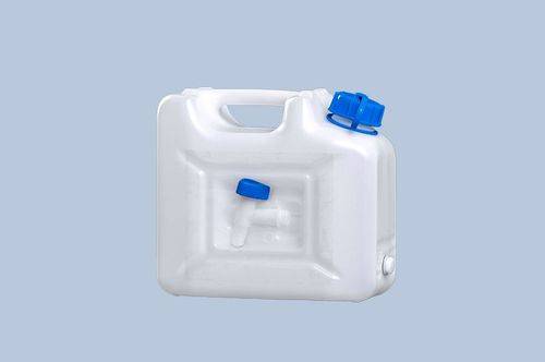 Wasserkanister PROFI, 12 l, naturfarbend, mit abnehmbarem Ablasshahn, VE = 5 Stück-4