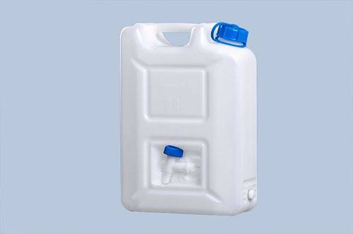 Wasserkanister PROFI, 22 l, naturfarbend, mit abnehmbarem Ablasshahn, VE = 3 Stück-0
