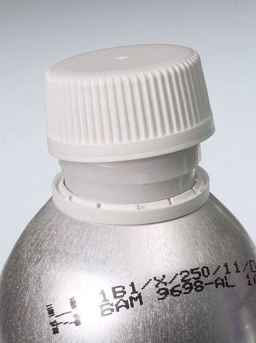 Aluminium-Flasche, 38 ml, mit UN-Transportzulassung, VE = 15 Stück-1