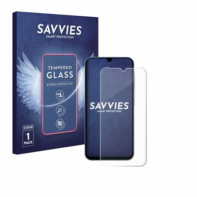 Savvies Panzerglas für Samsung Galaxy A15 5G Echtglas 9H-Härte Schutzglas Klar