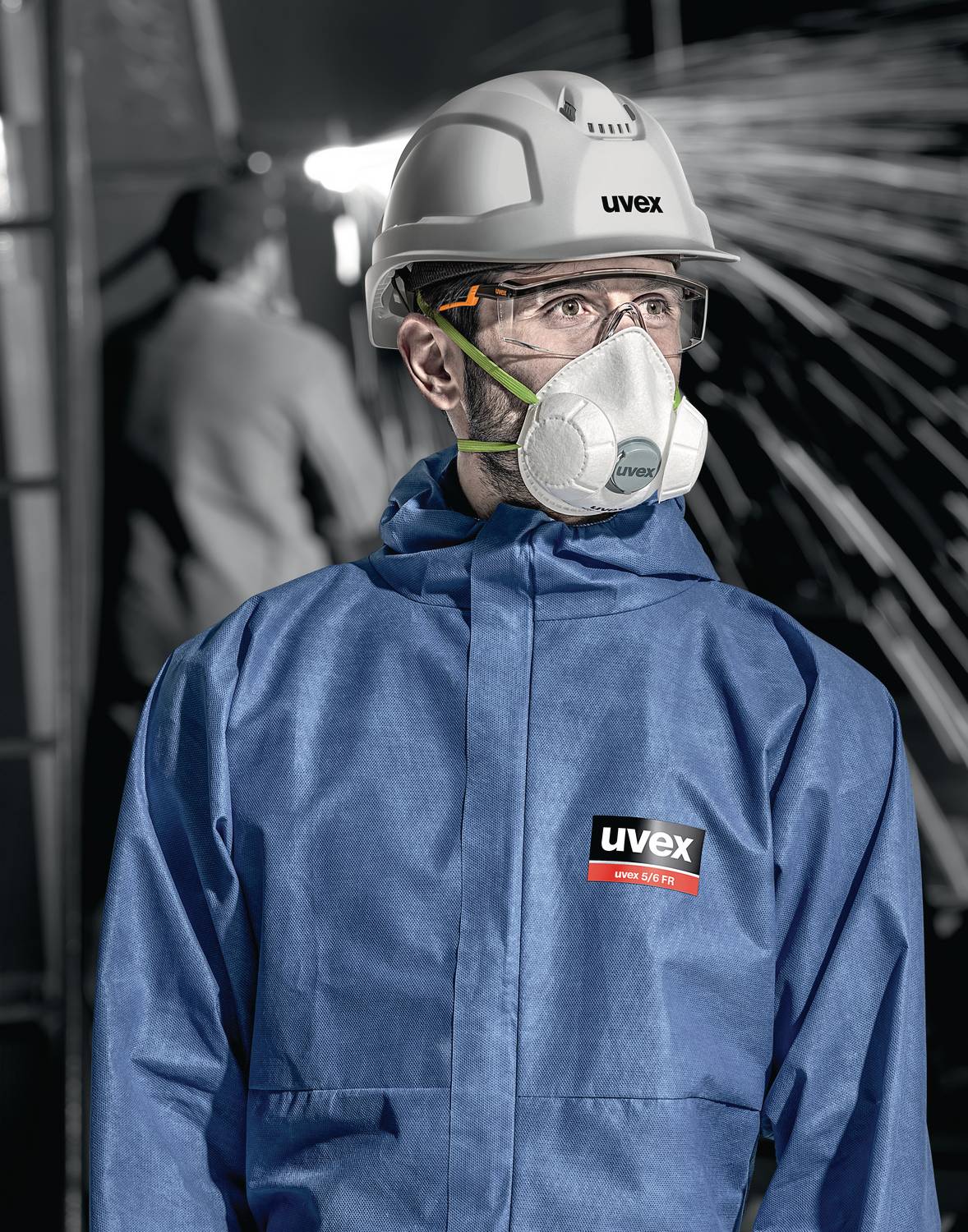 Uvex Pheos IES Schutzhelm - Belüfteter Arbeitshelm für die Baustelle - Gelb-1