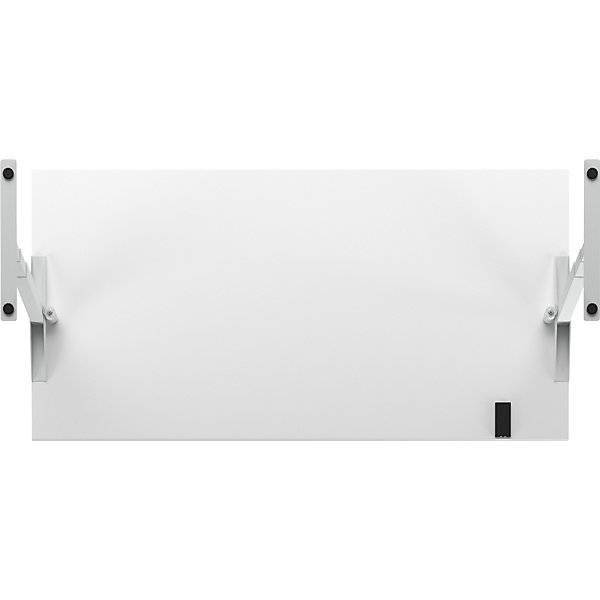 Schreibtisch Atlanta elektrisch höhenverstellbar gerade BxT 1600 x 800 mm weiß/weiß. TAKKT Industrial &-1