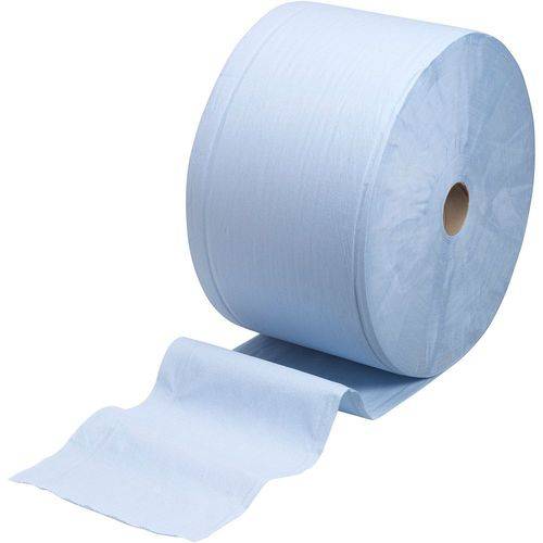 WypAll® Reinigungstücher L30, Jumborolle 7425, blau, 3-lagig, 1 Rolle à 750 Tücher-2
