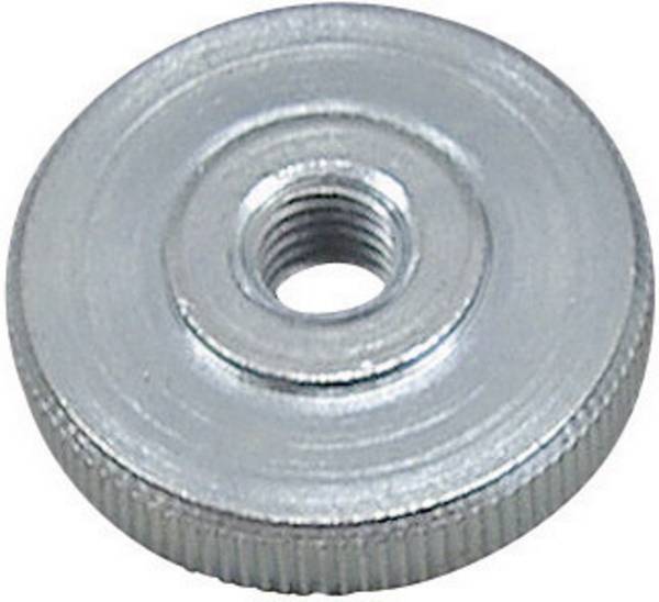 TOOLCRAFT  DIN 467 Rändelmuttern M3   DIN 467   Stahl verzinkt 10 St.